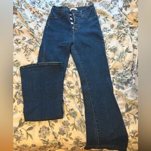 Vibrant Blue Flare Jeans